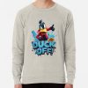 ssrcolightweight sweatshirtmensoatmeal heatherfrontsquare productx1000 bgf8f8f8 7 - Daffy Duck Merch