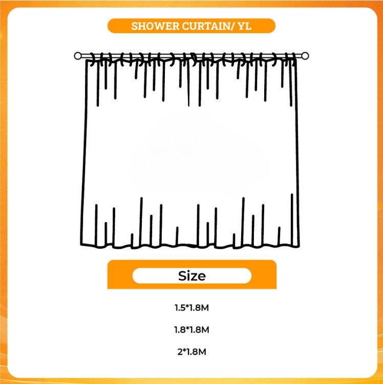 3D shower curtain - Daffy Duck Merch