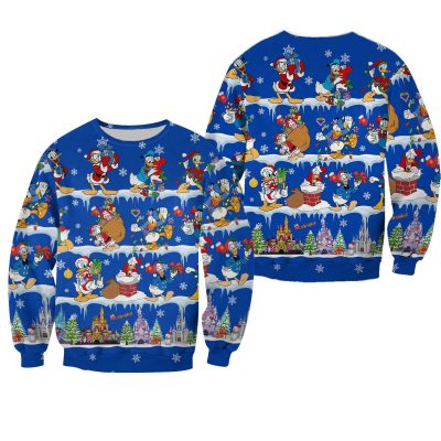 donald duck ugly christmas sweater - Daffy Duck Merch
